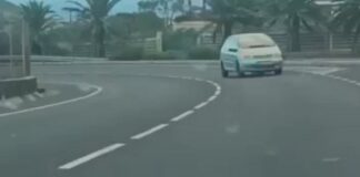 La Guardia Civil investiga por un delito de conducción temeraria al conductor de un vehículo en la carretera de Guimar