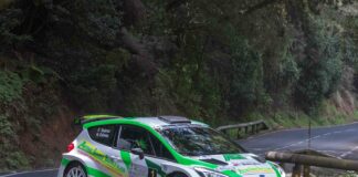 Fran Suárez-Néstor Gómez (Ford Fiesta R5 MKII), vencedores del V Rallysprint La Gomera
