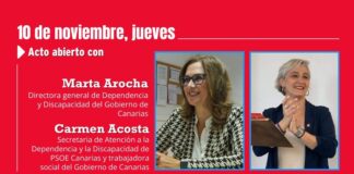 El PSOE organiza un encuentro sobre Dependencia con Marta Arrocha y Carmen Acosta en la Asociación Tercera Edad Iballa