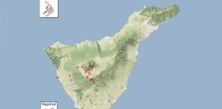Detectan más de 100 sismos bajo Las Cañadas del Teide en los últimos tres días