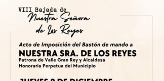 Valle Gran Rey celebra este jueves la salida de la Virgen de Los Reyes de su Santuario