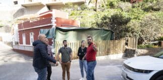 El Ayuntamiento de Hermigua y Gesplan ponen en servicio el nuevo aparcamiento de Las Nuevitas