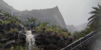 Lluvias intensas en las islas orientales y viento fuerte en cumbres de Tenerife este jueves
