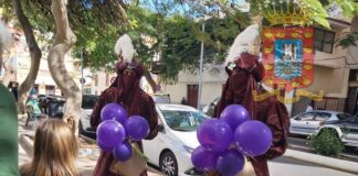 San Sebastián de La Gomera recibe la visita del Paje Real de SSMM Los Reyes Magos
