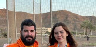 Emilia Luisa Correa Schmidt, campeona de Canarias en el IX Campeonato de Canarias de Lanzamientos Largos