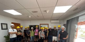 Alumnos de formación profesional del IES San Sebastián de La Gomera visitan la central eléctrica de El Palmar