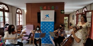 La Fundación “la Caixa” lleva la música de Theros Quartet a centros sociosanitarios de La Gomera