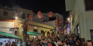 Gran participación en las fiestas de San Juan de Vallehermoso