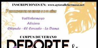 Abiertas las preinscripciones para participar en la edición 2023 del campamento de Deporte y Naturaleza de Vallehermoso