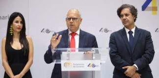 ASG solicita más medios estatales contraincendios en La Gomera y cordura con los menores migrantes