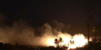 Declarado conato de incendio en La Dehesa, término municipal de Vallehermoso