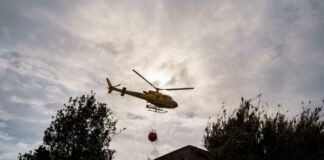 ASG reclama una base de helicóptero permanente en La Gomera para el operativo contraincendios