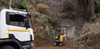 El Cabildo inicia la construcción de la pista para mejorar la accesibilidad de Lomo San Pedro – El Andén