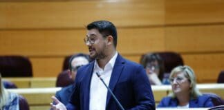 Fabián Chinea (ASG) reclama en el Senado la adopción de medidas urgentes para responder a la crisis migratoria en Canarias