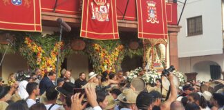 La Patrona de La Gomera procedente de Puntallana ya se encuentra en San Sebastián