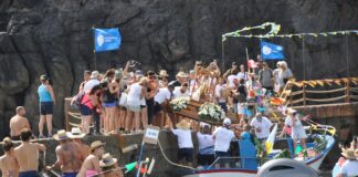 Galería de imágenes de Gomeranoticias sobre la Bajada de la Virgen de Guadalupe de La Gomera