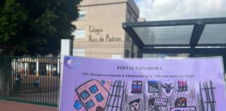 Eliana Miranda Socas, ganadora del Concurso de dibujo 25N de la Asociación de Mujeres Gara