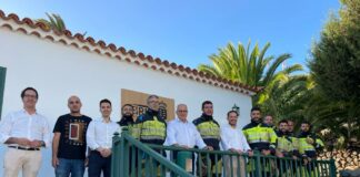 Mariano Zapata visita la base EIRIF de La Gomera y conoce el avance de los trabajos de prevención contra incendios