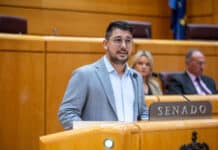 Fabián Chinea (ASG) reclama en el Senado 2.550 millones adicionales en la condonación de deuda para Canarias
