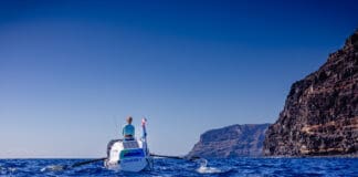 La épica travesía a remo por el Atlántico partirá mañana del puerto de San Sebastián de La Gomera