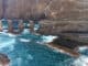 Rescatan a dos bañistas atrapadas entre las rocas junto al antiguo pescante de Hermigua