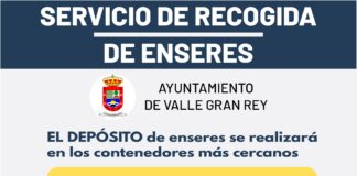 El Ayuntamiento de Valle Gran Rey establece los días para el servicio de recogida selectiva
