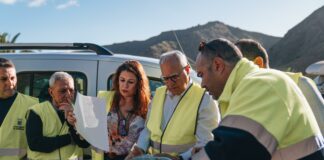 El Cabildo inicia las obras para el acceso desde la GM-1 a la zona de Los Roques, en Hermigua