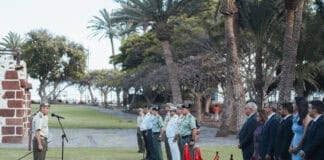La Gomera celebra el Día de las Fuerzas Armadas en el Parque de la Torre del Conde