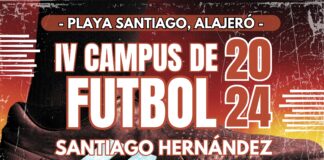 Entre el 1 al 6 de julio se celebra el ‘IV Campus de Fútbol de Tecnificación Santiago Hernández’ en Playa de Santiago