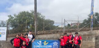 La selección gomera de bola canaria participa en el Campeonato de Canarias