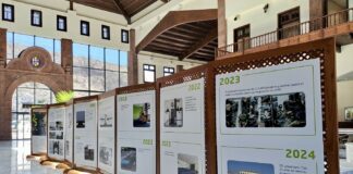 El Aeropuerto de La Gomera inaugura una exposición fotográfica por su 25º aniversario