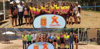Una treintena de jóvenes participan en el Campeonato Insular de Vóley Playa
