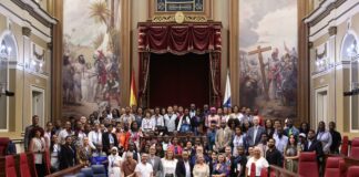Astrid Pérez abre las puertas de la Cámara a los participantes en el Campus África