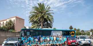 Los 45 universitarios de Ruta Siete llegan a La Gomera