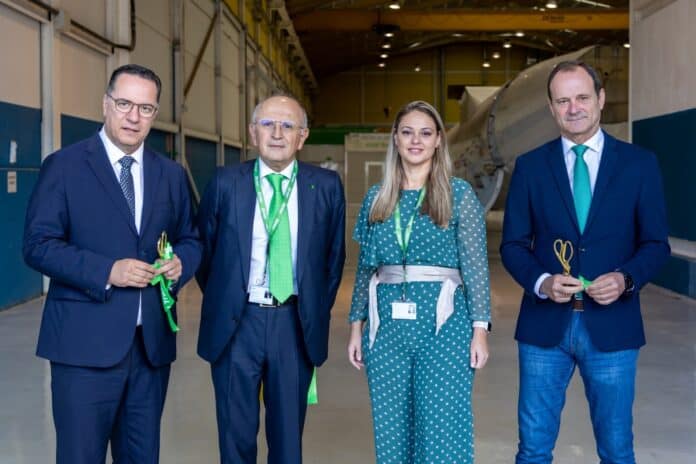 Imagen de archivo de la inauguración de las nuevas instalaciones del centro de formación aeronáutica de Binter el pasado mes de diciembre