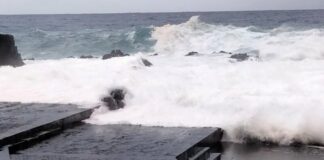 Prealerta en toda Canarias por riesgo de inundaciones por mareas vivas asociadas a la luna llena