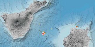 Tenerife y Gran Canaria registra seis terremotos en menos de una hora