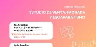 Cabildo de La Gomera y Cámara de Comercio ofrecen un curso formativo de estudio de venta, fachada y escaparatismo