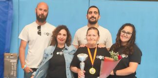 La gomera Miguelina Padrón, tricampeona de España de Powerlifting