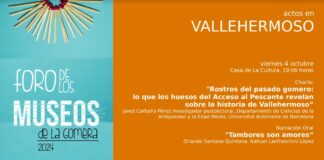 La historia de Vallehermoso protagoniza el encuentro del Foro de los Museos de La Gomera de este viernes