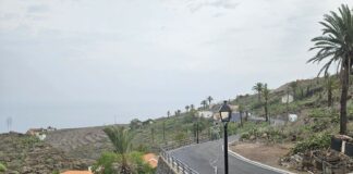 Las obras de rehabilitación de la vía en el barrio de Antoncojo (Alajeró) a punto de finalizar