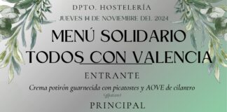 El IES San Sebastián repite el menú a beneficio de los damnificados en Valencia