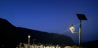 Hermigua se ilumina con energía fotovoltaica