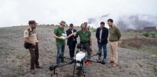 La Gomera inicia el uso de drones para realizar siembras en terrenos destinados a la caza