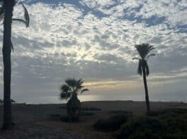 Cielos nubosos y lluvias en algunas zona de Canarias este viernes