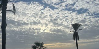 Intervalos nubosos con posibilidad de lluvias en Canarias este lunes