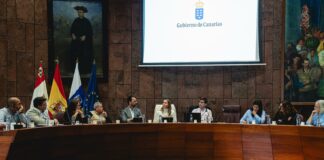 María Fernández presenta a las administraciones gomeras el proceso para la elaboración de la Ley de Movilidad Sostenible de Canarias