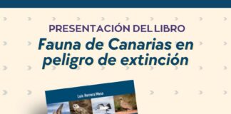 El Cabildo acoge la presentación del libro ‘Fauna de Canarias en peligro de extinción’, de Luis Herrera Mesa