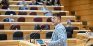 Fabián Chinea (ASG) pregunta por el retraso en los pagos de la subvención al viajero que denuncian las aerolíneas