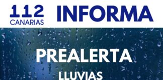 El Gobierno actualiza la situación, pasando a prealerta por lluvias en las cuatro islas occidentales y Gran Canaria